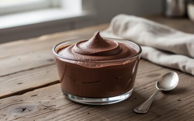 Vous avez 5 minutes ? Préparez cette crème au chocolat légère avec seulement deux ingrédients et sublimez-la avec des fruits gourmands